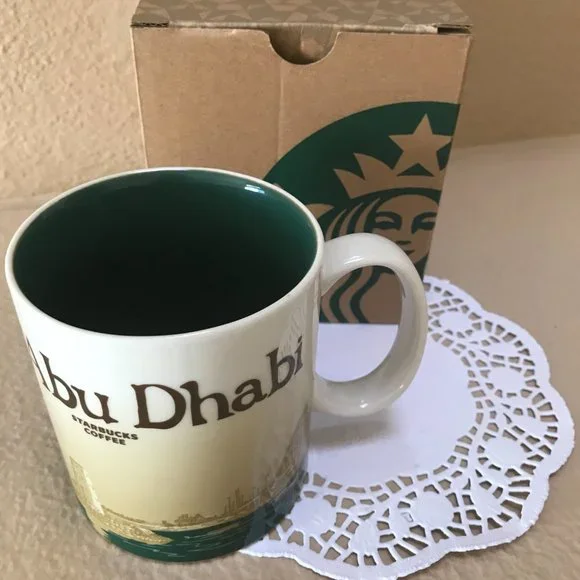 Starbucks Global Icon Collectors Series Abu Dhabi Mug NEW w/ BOX